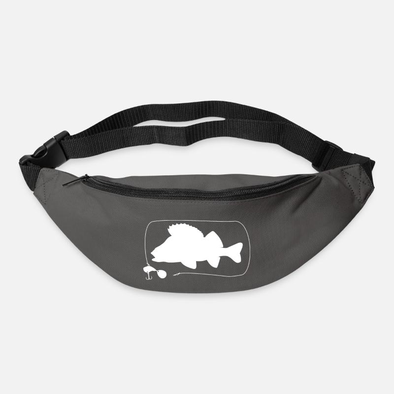 Perch with jig spinner - Bum bag - graphite grey