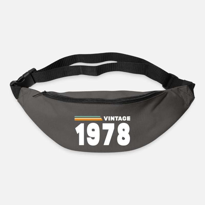 Millésime 1978 - Sac banane - gris graphite