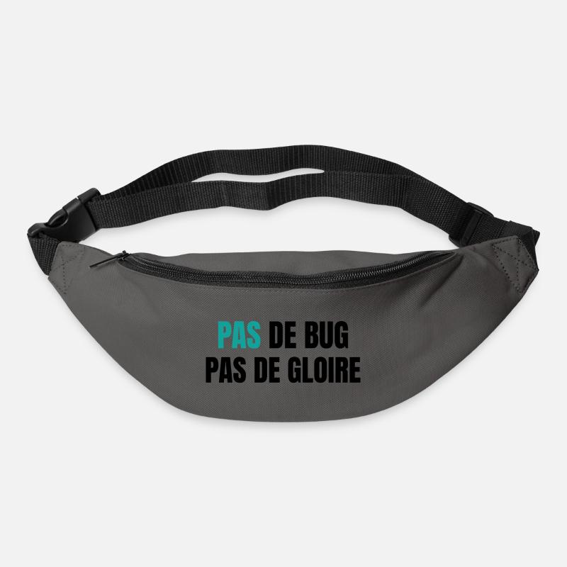 Pas de bug pas de gloire - Gürteltasche - Graphite