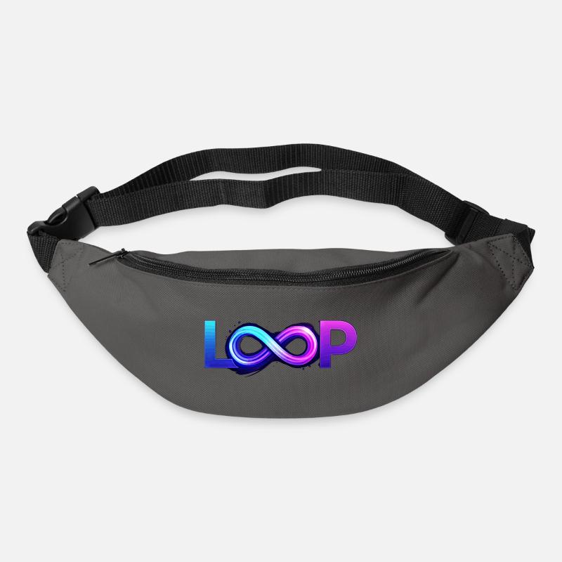 Neon Loop Infinity - Bum bag - graphite grey