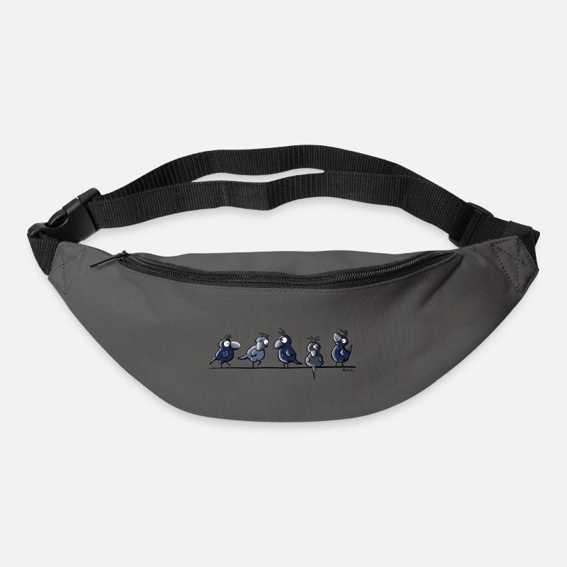 Funny Raben - Gürteltasche - Graphite