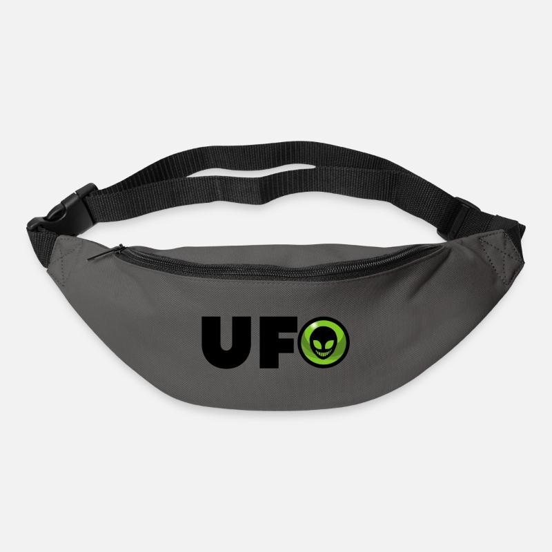 Logo extraterrestre alien - Sac banane - gris graphite