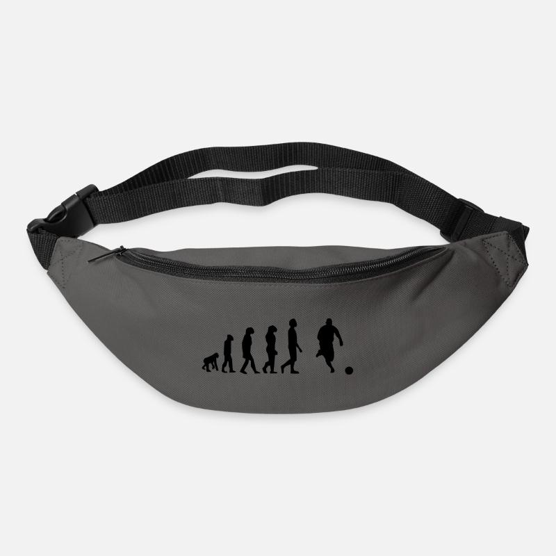 Evolution des Fußballs - Gürteltasche - Graphite