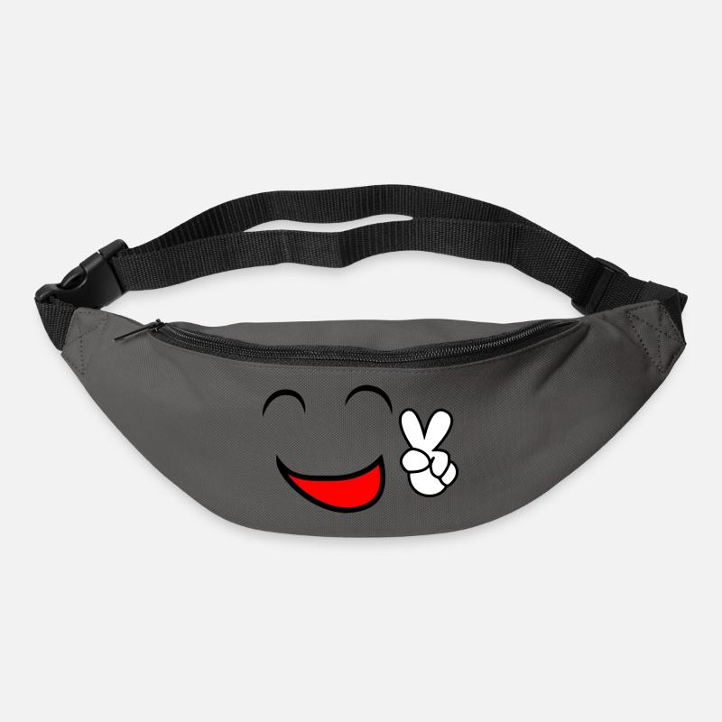 Smiley - Gürteltasche - Graphite