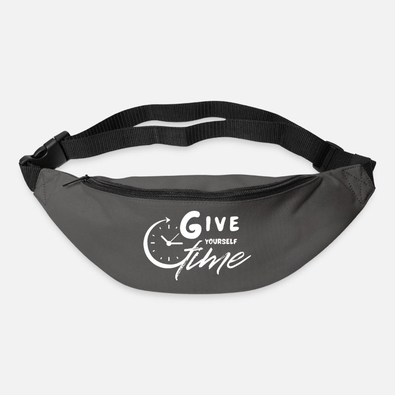 Donnez-vous du temps - Sac banane - gris graphite