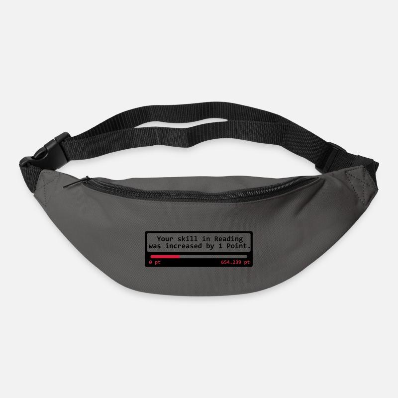 Your skill in Reading was increased by 1 Point - - Gürteltasche - Graphite