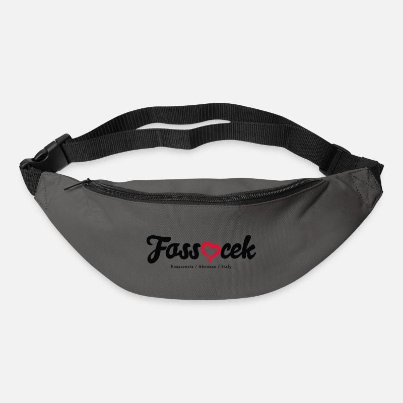 Fossacek - Sac banane - gris graphite