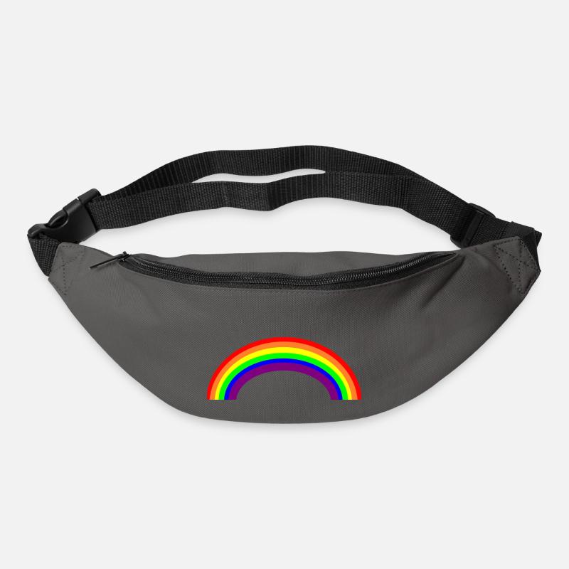Regenbogen - Gürteltasche - Graphite