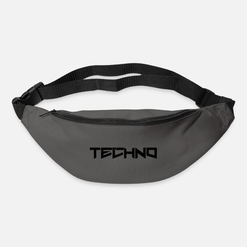 Techno - Sac banane - gris graphite