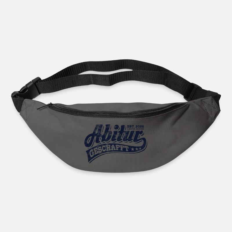 Abi Est 2026 - Abitur - Geschenk - Gürteltasche - Graphite