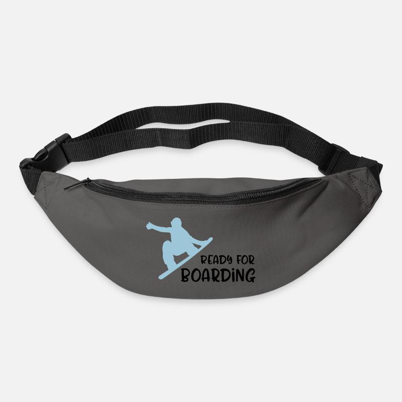 snowboard - Sac banane - gris graphite