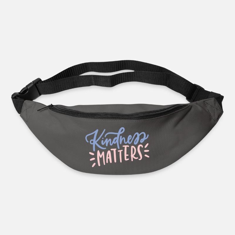 kindness matter - Gürteltasche - Graphite