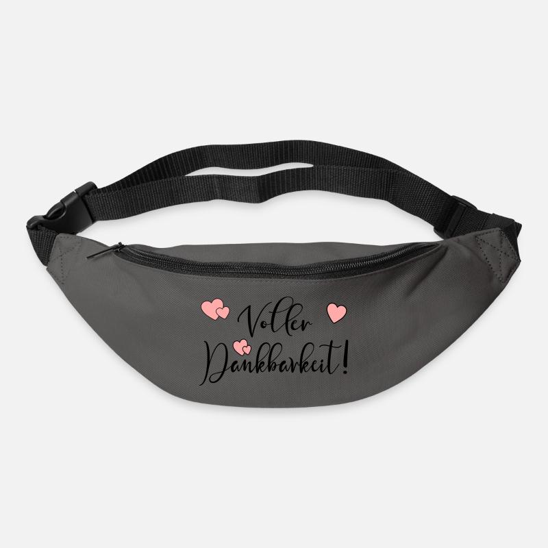 Voller Dankbarkeit VERTRAUEN HOFFNUNG - Gürteltasche - Graphite
