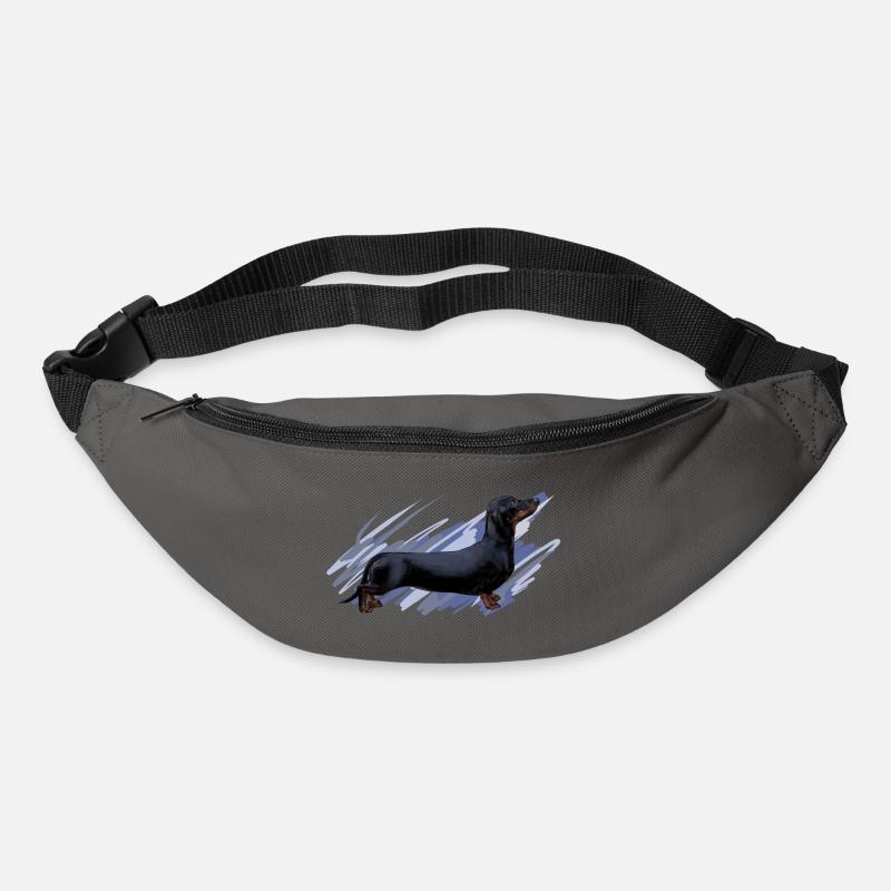 Dackel - Gürteltasche - Graphite