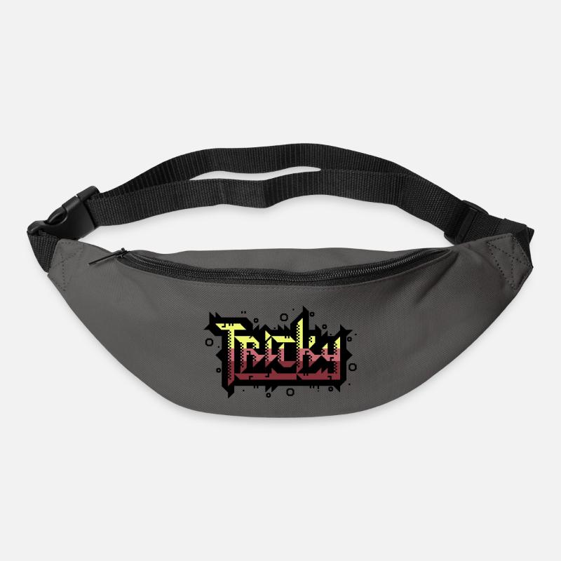 tricky PETSCII - Gürteltasche - Graphite