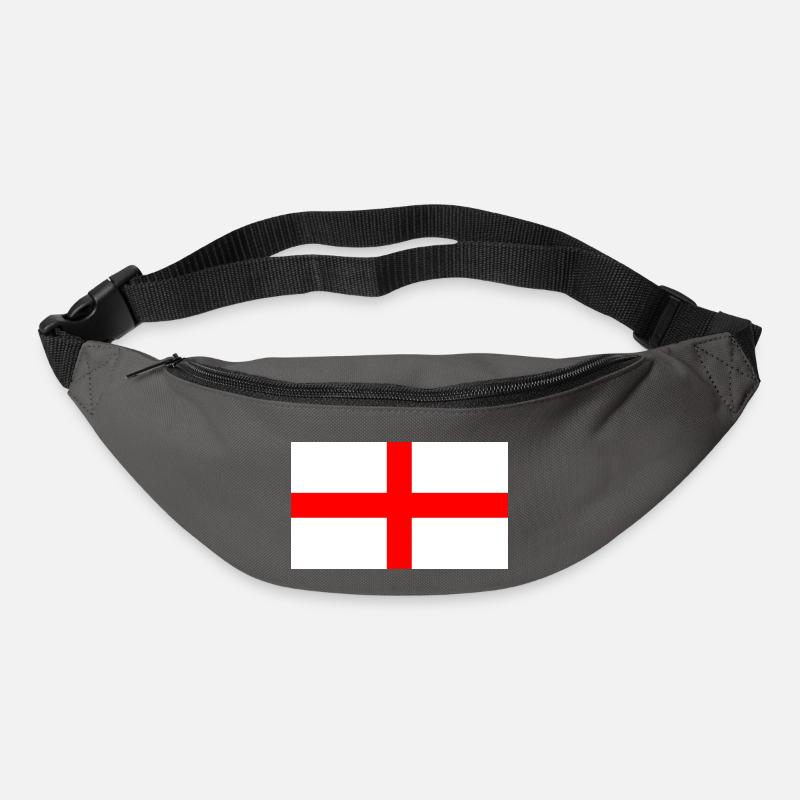 Saint George Drapeau de l’Angleterre - Sac banane - gris graphite