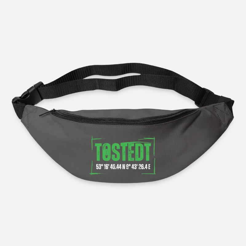 Tostedt Breiten und Längengrad Samtgemeinde - Gürteltasche - Graphite