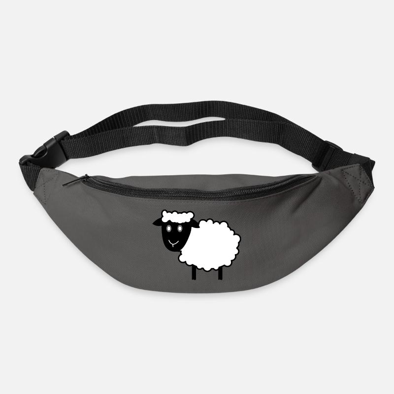 Schaf - Gürteltasche - Graphite