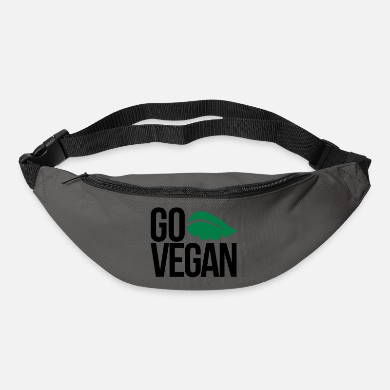 vegan - Gürteltasche - Graphite