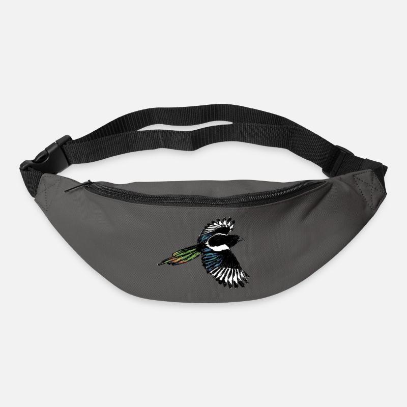 Elster / Magpie Design 2 - Gürteltasche - Graphite