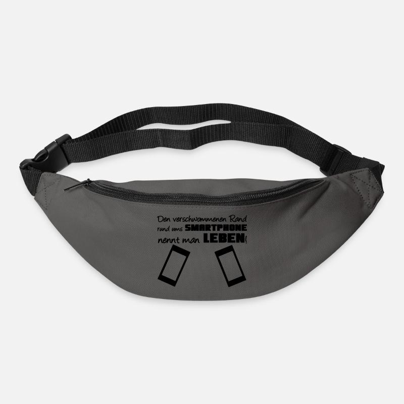 Smartphone Spruch Handy Nerd Geschenk lustig - Gürteltasche - Graphite