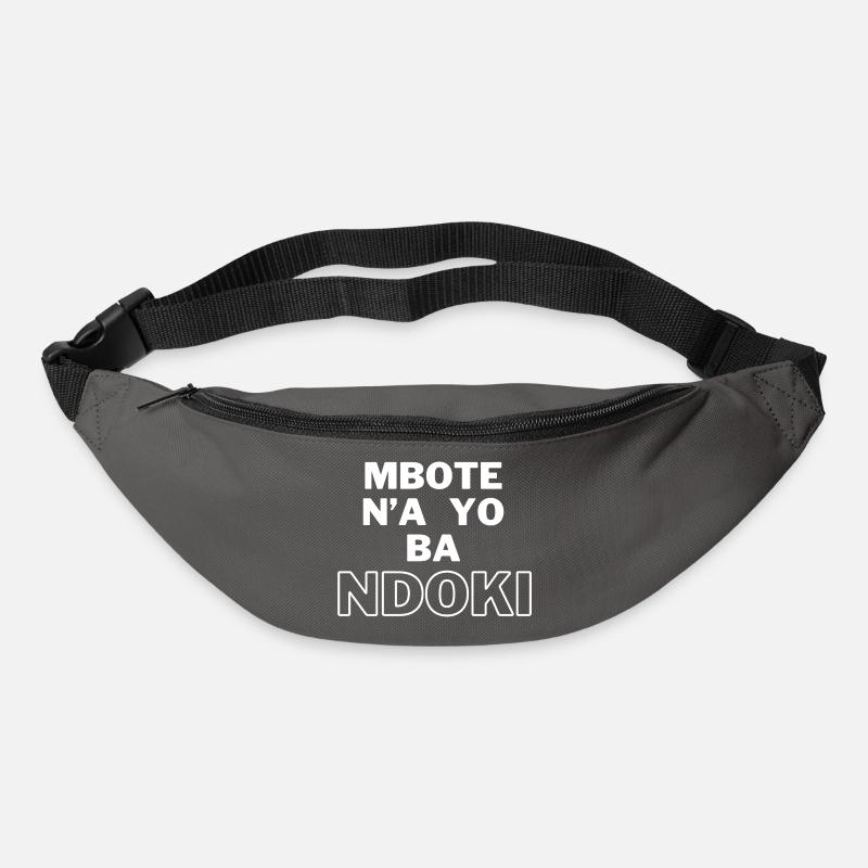 BA NDOKI - Sac banane - gris graphite
