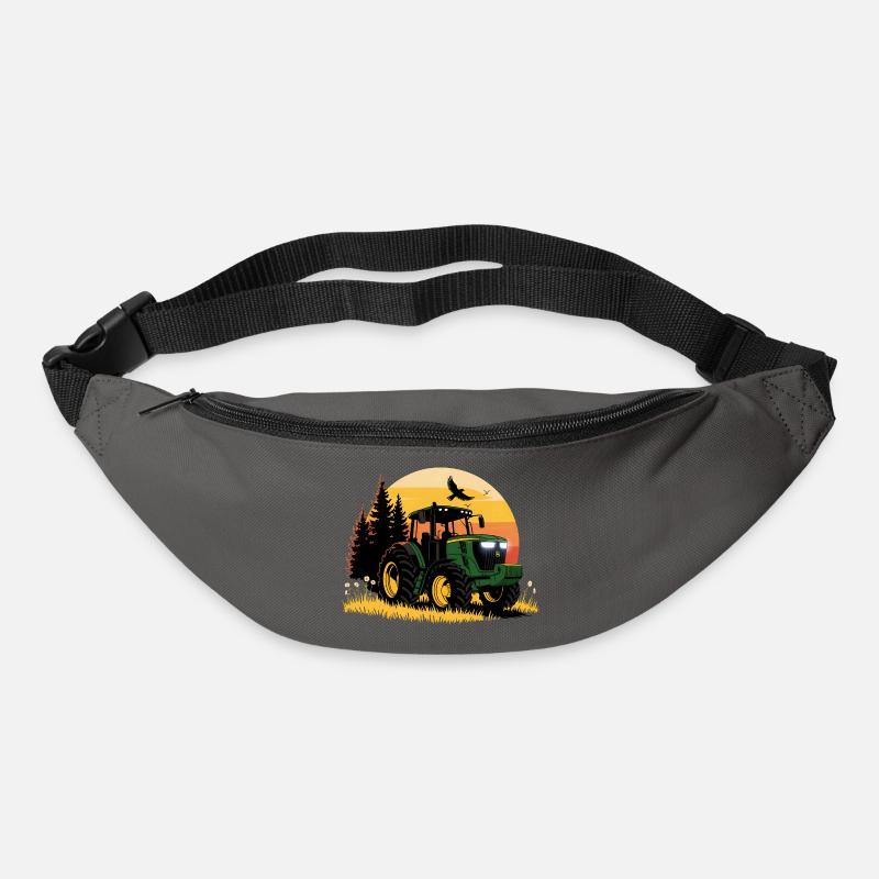 Traktor - Schlepper - Landwirt - Gürteltasche - Graphite