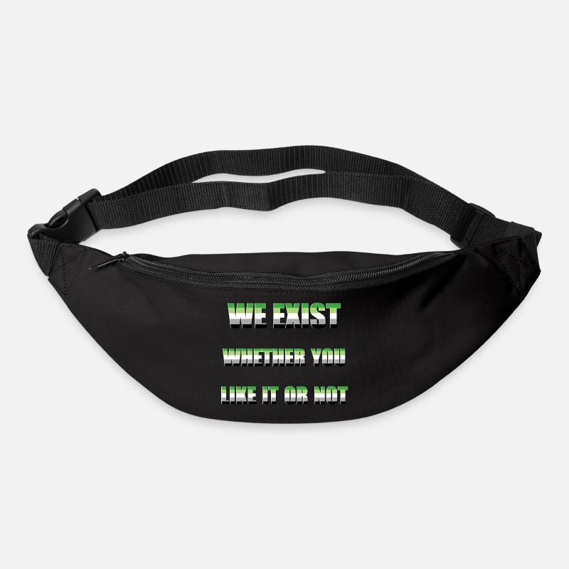 We Exist - Aromantic Flag - Bum bag -