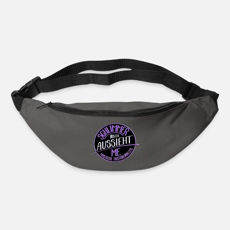 Schlimmer als es aussieht, M.E.  - Gürteltasche - Graphite
