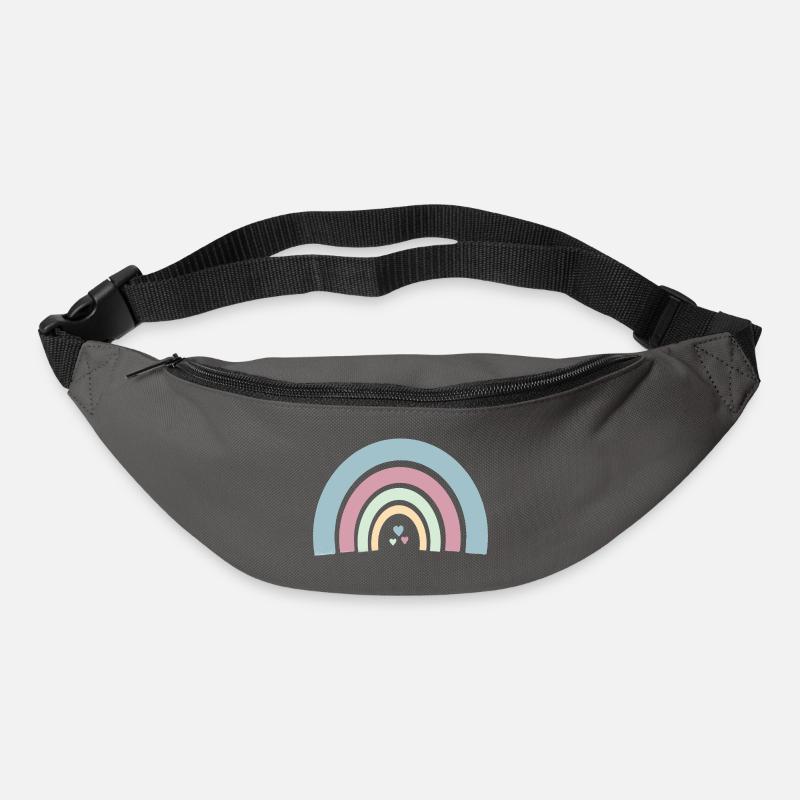 Regenbogen - Gürteltasche - Graphite