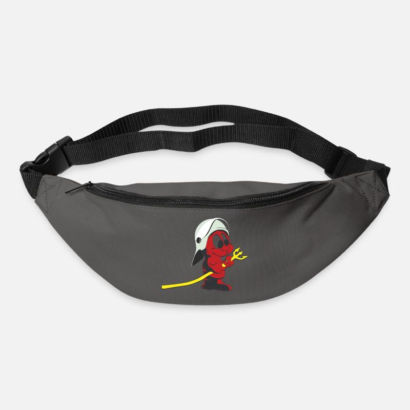 pompier - Sac banane - gris graphite