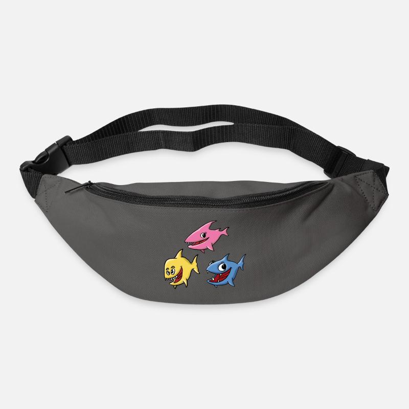 Fish group - Bum bag - graphite grey