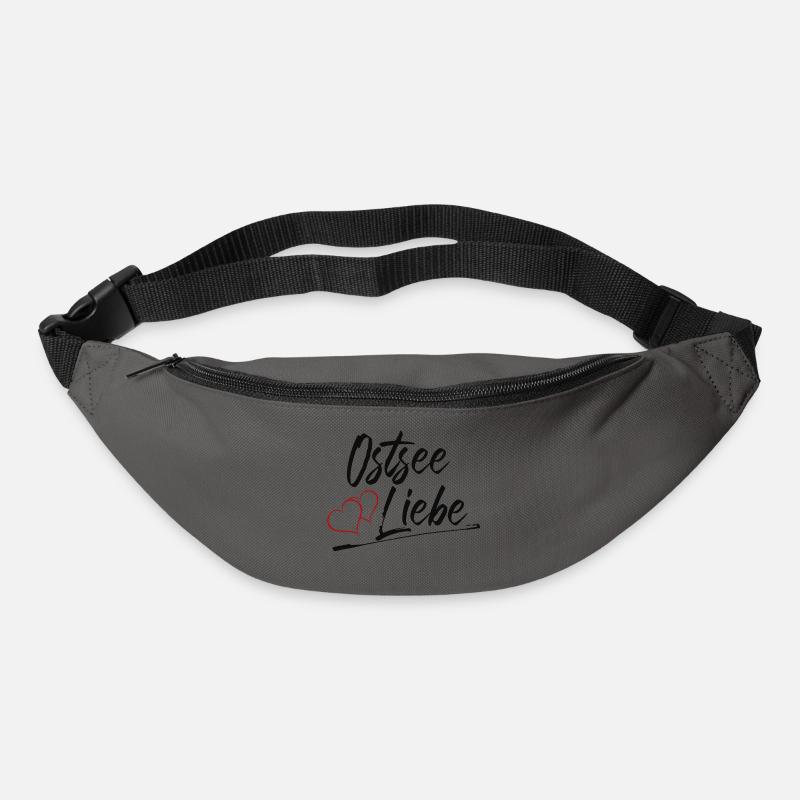 Ostsee Liebe - Gürteltasche - Graphite