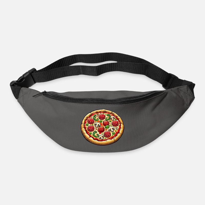 pizza - Gürteltasche - Graphite