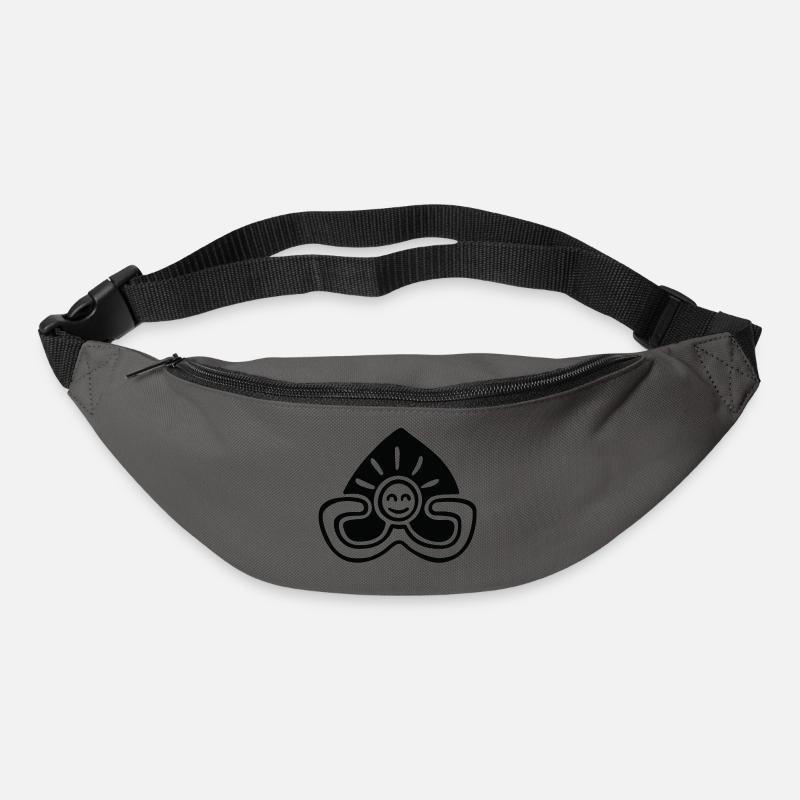 Relax and Smile - Gürteltasche - Graphite