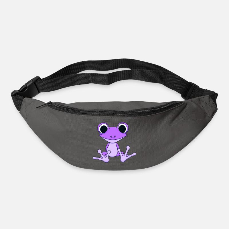 frosch mit riesigen augen,frosch,auge - Gürteltasche - Graphite