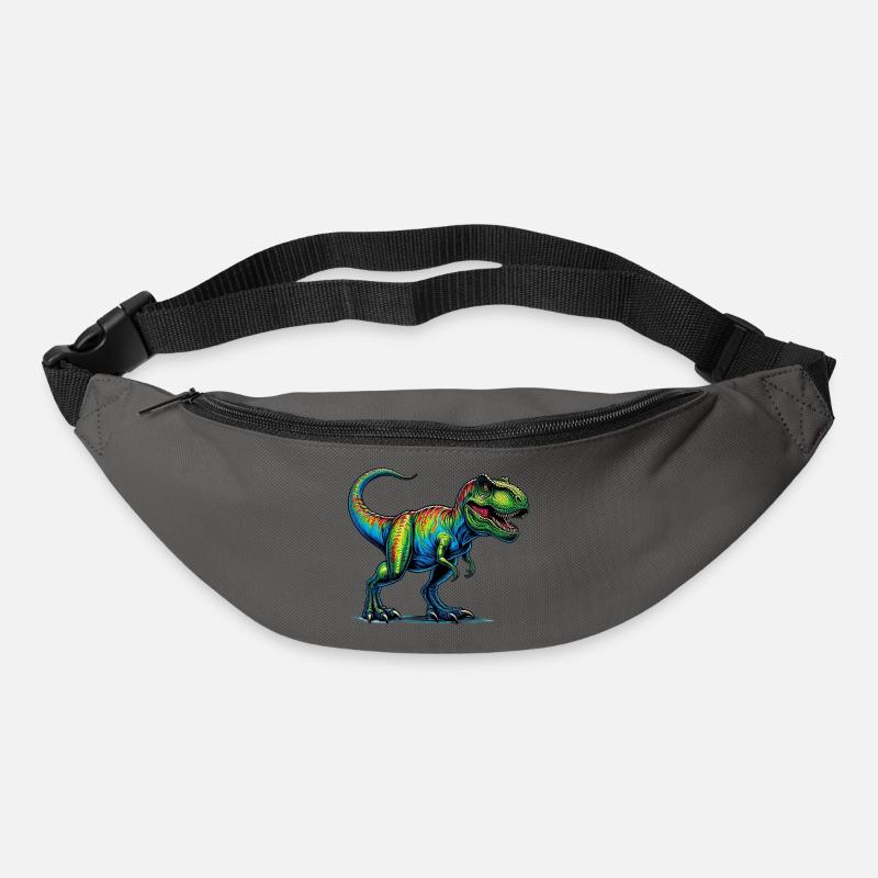 Dinosaurier - Gürteltasche - Graphite