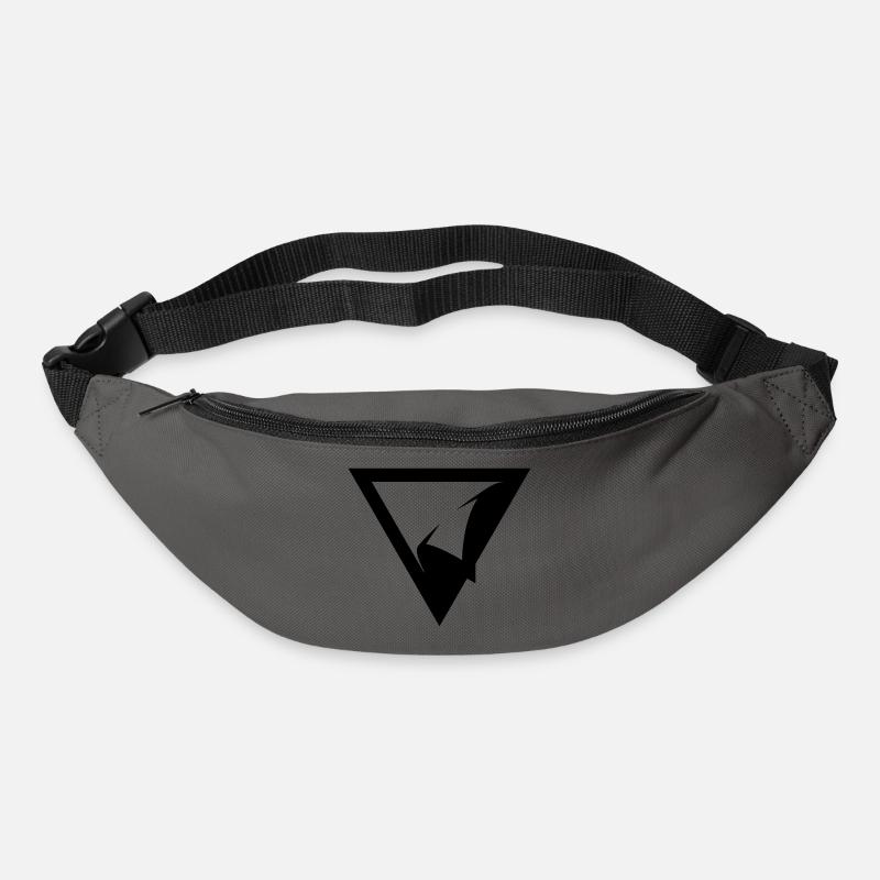 ÉCUSSON TRIANGLE - Sac banane - gris graphite
