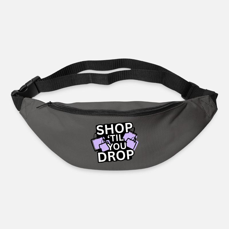 Shoppen bis zum Umfallen - Gürteltasche - Graphite