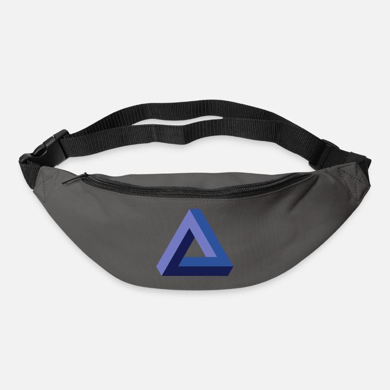 Optisches Täuschungsdreieck - Gürteltasche - Graphite