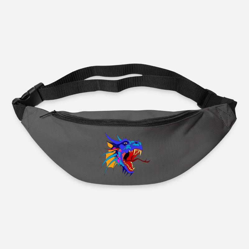 Drachenkopf - Gürteltasche - Graphite