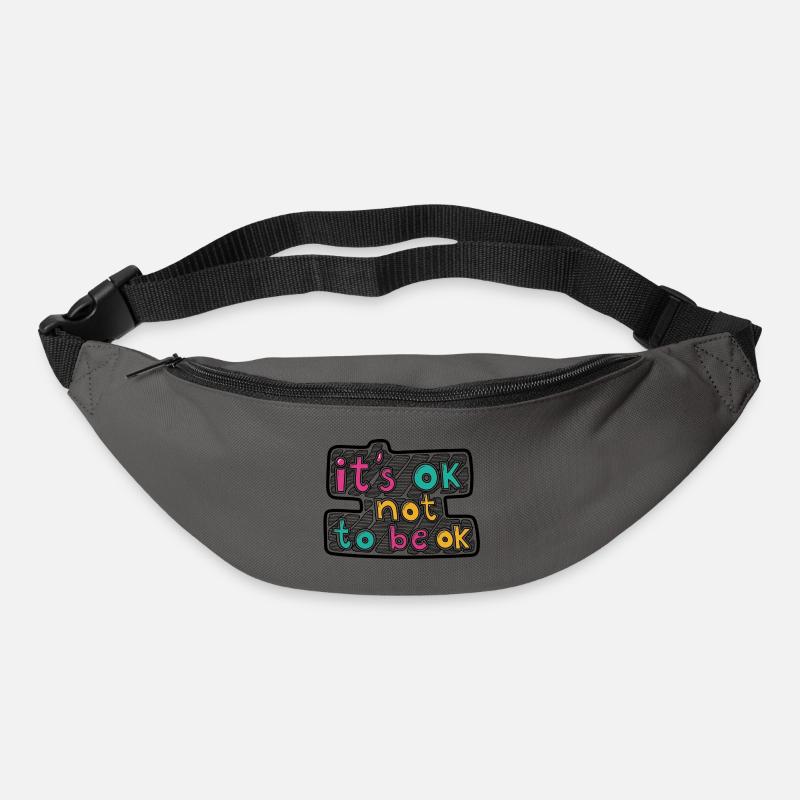 C’est normal, pas aller bien - Sac banane - gris graphite