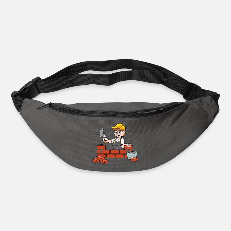 maçon - Sac banane - gris graphite