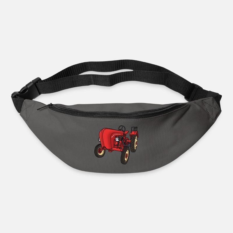 Roter Trecker - Gürteltasche - Graphite