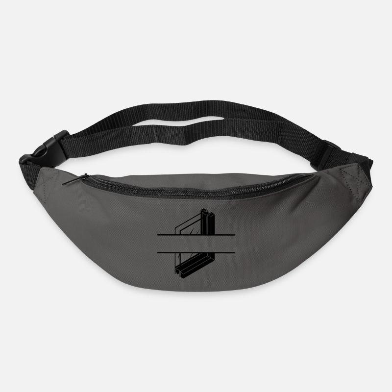 Boutique vitrier 2 - Sac banane - gris graphite