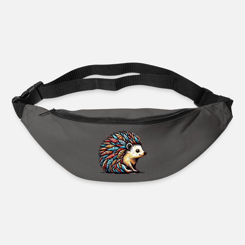 Hérisson - Sac banane - gris graphite