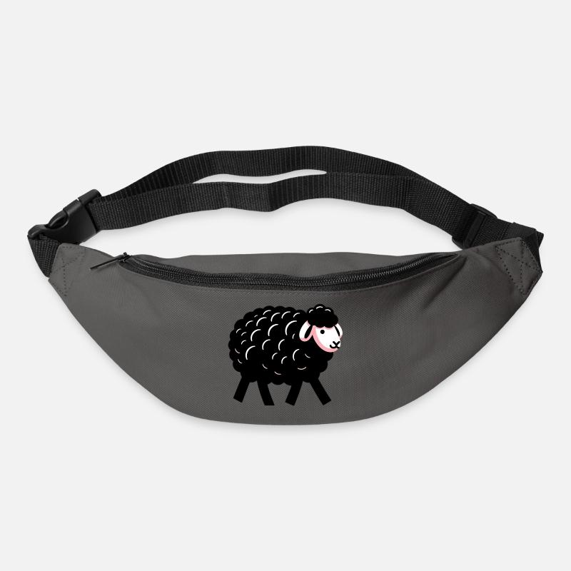 Schwarzes Schaf - Gürteltasche - Graphite