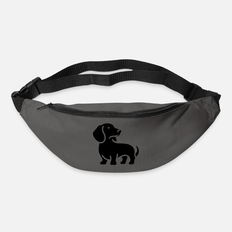 Dackel - Gürteltasche - Graphite