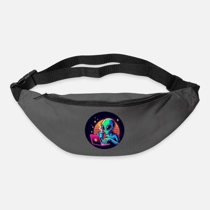 Alien at work - Bum bag - graphite grey