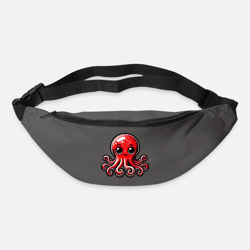 Krake - Gürteltasche - Graphite